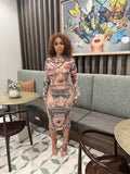 There She Go Mesh Dress