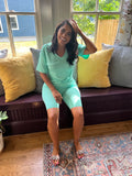 Always On The Go Mint Short Set