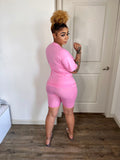 Always On The Go Pink Short Set