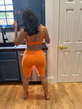 Chill Moves Orange Short Set