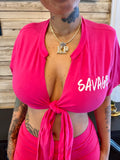 Megan Pink Top