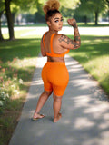 Chill Moves Orange Short Set