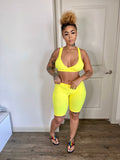 Chill Moves Yellow Short Set