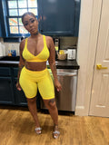 Chill Moves Yellow Short Set