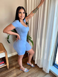 Always On Chill Sky Blue Romper