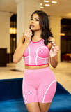Just Cooling Pink Short Set