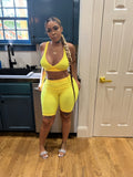 Chill Moves Yellow Short Set