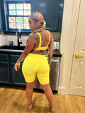 Chill Moves Yellow Short Set