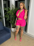 Can't Lose Pink Short Set
