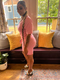 Always On The Go Pink Short Set